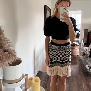 House of Harlow knit skirt